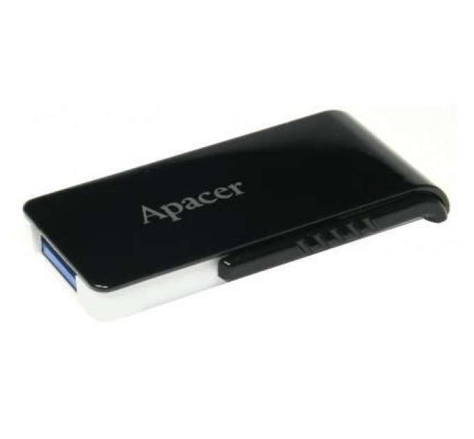 Apacer USB флеш накопичувач Apacer 64GB AH350 Black RP USB3.0 (AP64GAH350B-1)