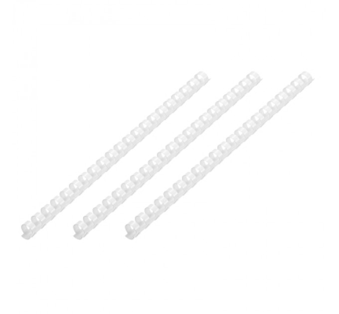 2E Пружина для палітурки 2E пл. 8мм (100 шт.) білі (2E-PL08-100WH)