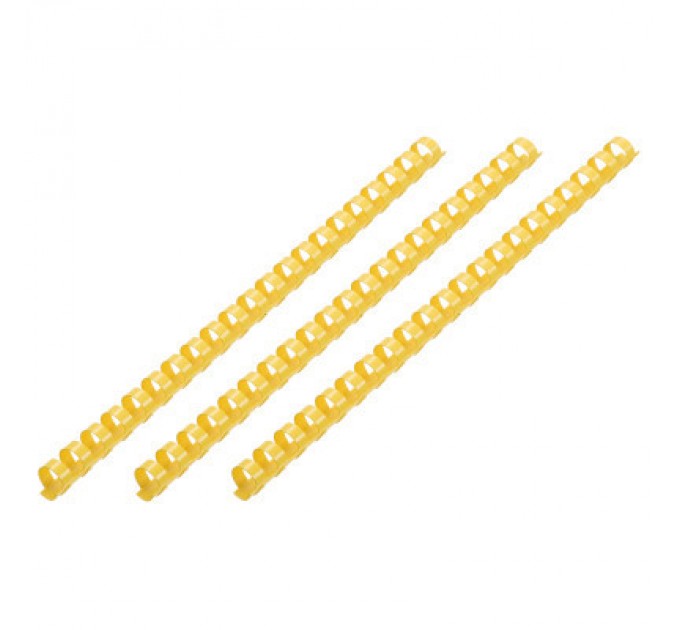 2E Пружина для палітурки 2E пл. 12мм (100 шт.) жовті (2E-PL12-100YL)