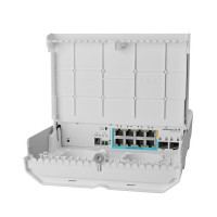 Комутатор мережевий Mikrotik CSS610-1Gi-7R-2S+OUT