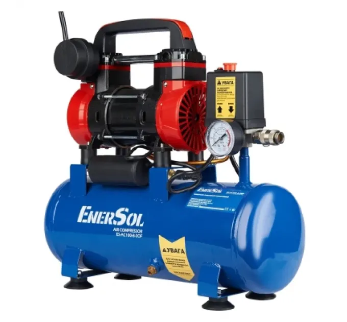 Enersol Компресор Enersol ES-AC100-8-2OF, 100 л/хв, 0.75 кВт, ресівер 8л. (ES-AC100-8-2OF)