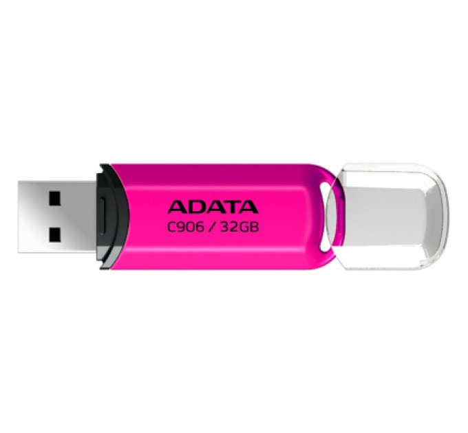 ADATA USB флеш накопичувач ADATA 32GB C906 Pink USB 2.0 (AC906-32G-RPP)