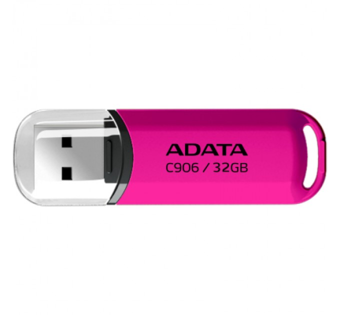 ADATA USB флеш накопичувач ADATA 32GB C906 Pink USB 2.0 (AC906-32G-RPP)
