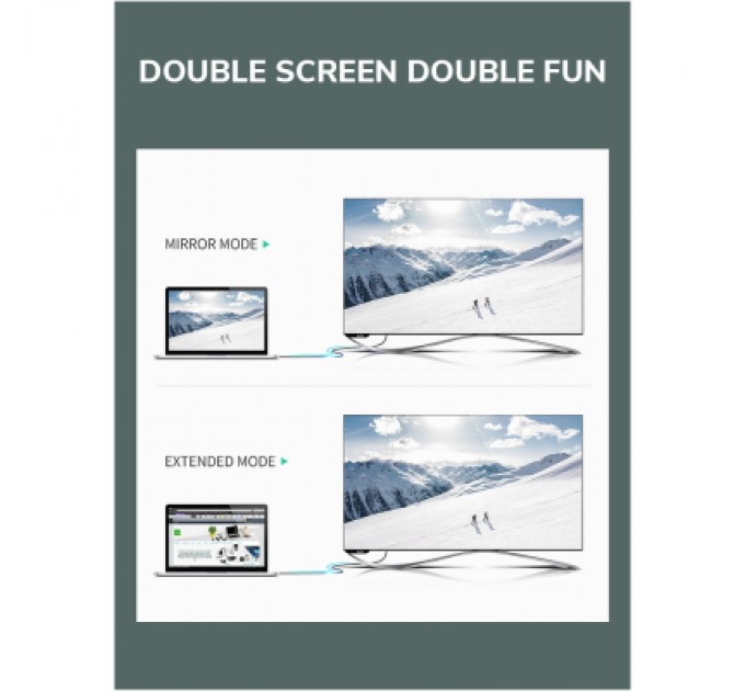 Cabletime Кабель мультимедійний mini DisplayPort to HDMI 1.8m Cabletime (CA914586)