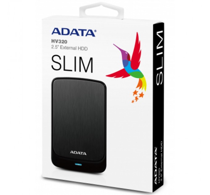 ADATA Зовнішній жорсткий диск 2.5" 2TB ADATA (AHV320-2TU31-CBK)