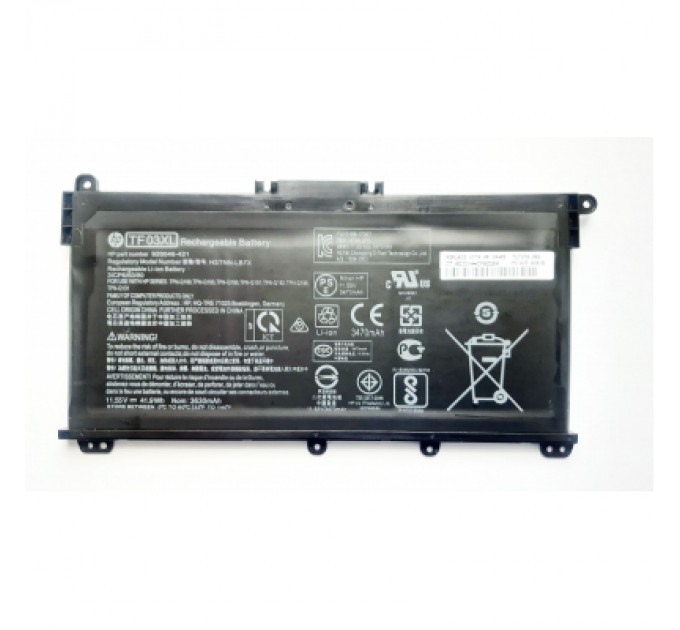 HP Акумулятор до ноутбука HP Pavilion 15-cd TF03XL, 3630mAh (41.9Wh), 3cell, 11.55V, Li-P (A47660)
