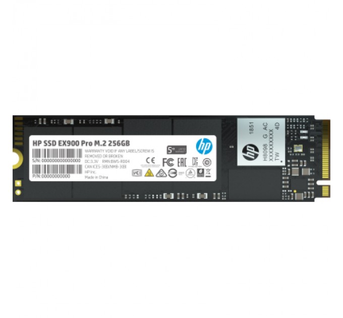 HP Накопичувач SSD M.2 2280 256GB EX900 Pro HP (9XL75AA)