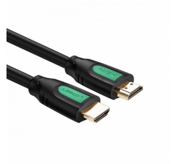 Ugreen Кабель мультимедійний HDMI to HDMI 1.0m HD101 Round (Yellow/Black) Ugreen (10115)