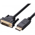 Ugreen Кабель мультимедійний DisplayPort M to DVI-D 25 2.0m V1.2, DP103 Ugreen (10221)