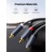 Ugreen Кабель мультимедійний AUX 3.5mm TRS to RCAx2 M/M 1.0m AV102 Grey Ugreen (10588)