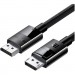 Ugreen Кабель мультимедійний Display Port to Display Port 2.0m v.1.4 Plastic Case Braided DP114 Ugreen (80392)