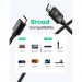 Ugreen Кабель мультимедійний HDMI to HDMI 3.0m V2.0 Cafule 4K HD119 Ugreen (40102)