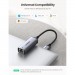 Ugreen Перехідник USB 3.0 to Ethernet RJ45 1000 Mb CM209 Ugreen (50922)