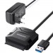 Ugreen Перехідник USB 3.0 Type-А to SATA III (F) CR108 Ugreen (20611)