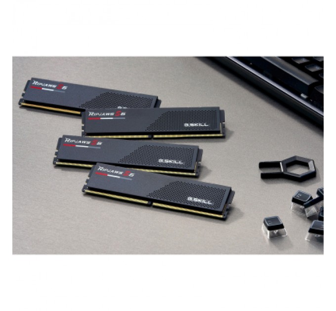 G.Skill Модуль пам'яті для комп'ютера DDR5 48GB (2x24GB) 5200 MHz Ripjaws S5 Black G.Skill (F5-5200J4040A24GX2-RS5K)