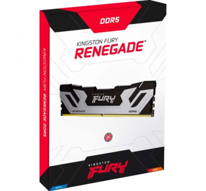 Kingston Fury (ex.HyperX) Модуль пам'яті для комп'ютера DDR5 48GB (2x24GB) 8400 MHz Silver XMP Kingston Fury (ex.HyperX) (KF584CU40RSK2-48)