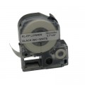 UKRMARK Стрічка для принтера етикеток UKRMARK RL-E-C5WBN-BK/WT, аналог LC5WBN. 18 мм х 8 м (900265)