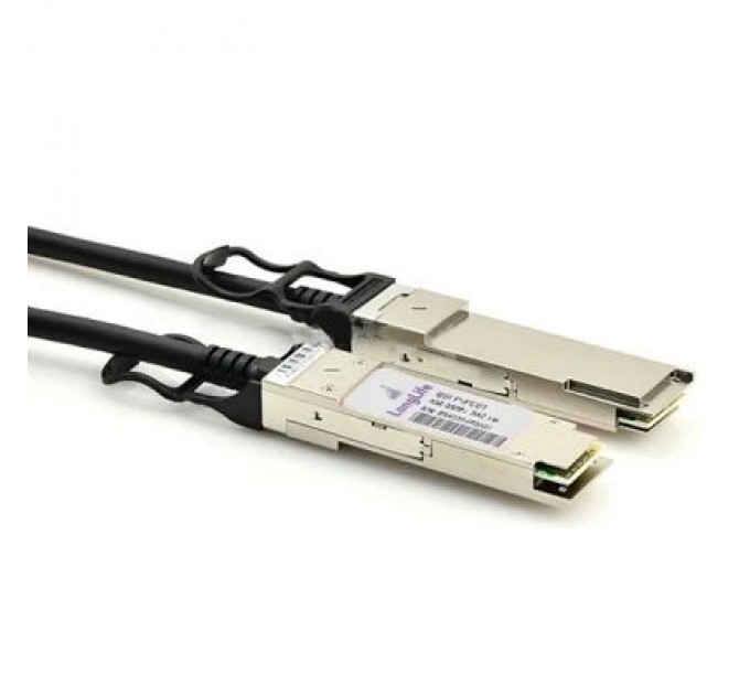 Оптичний патчкорд Alistar QSFP to QSFP 40G Directly-attached Copper Cable 2M (DAC-QSFP-40G-2M)