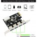Dynamode Контролер Dynamode USB 3.0 4 ports NEC PD720201 to PCI-E (USB3.0-4-PCIE)