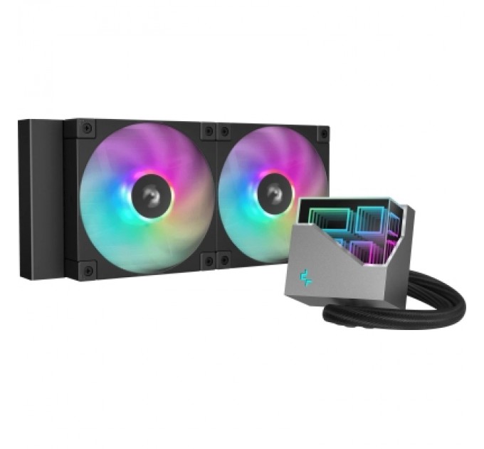 Deepcool Система рідинного охолодження Deepcool LT240 ARGB Black (R-LT240-BKAMNC-G-1)