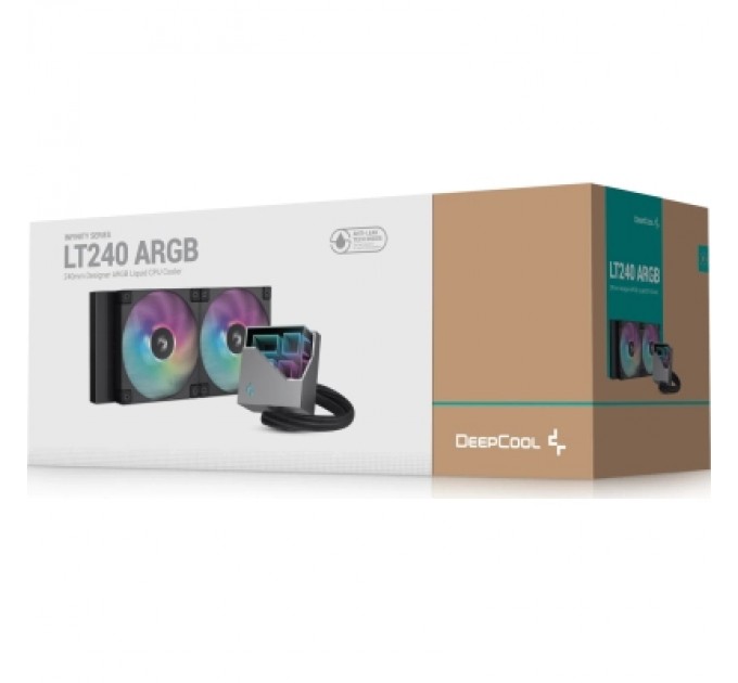 Deepcool Система рідинного охолодження Deepcool LT240 ARGB Black (R-LT240-BKAMNC-G-1)
