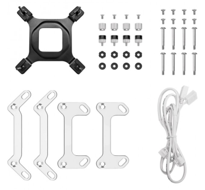 Deepcool Система рідинного охолодження Deepcool Mystique 240 ARGB White (R-LX240-WHDSNMCP-G-1)