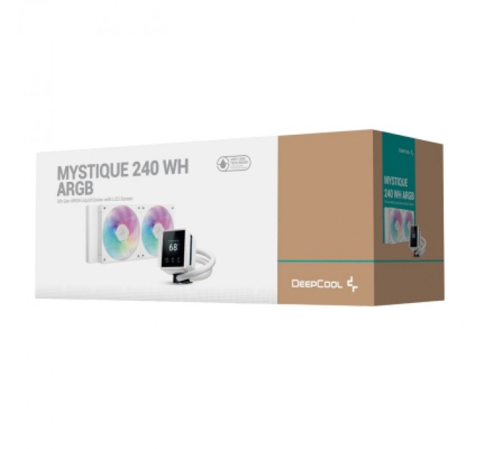 Deepcool Система рідинного охолодження Deepcool Mystique 240 ARGB White (R-LX240-WHDSNMCP-G-1)