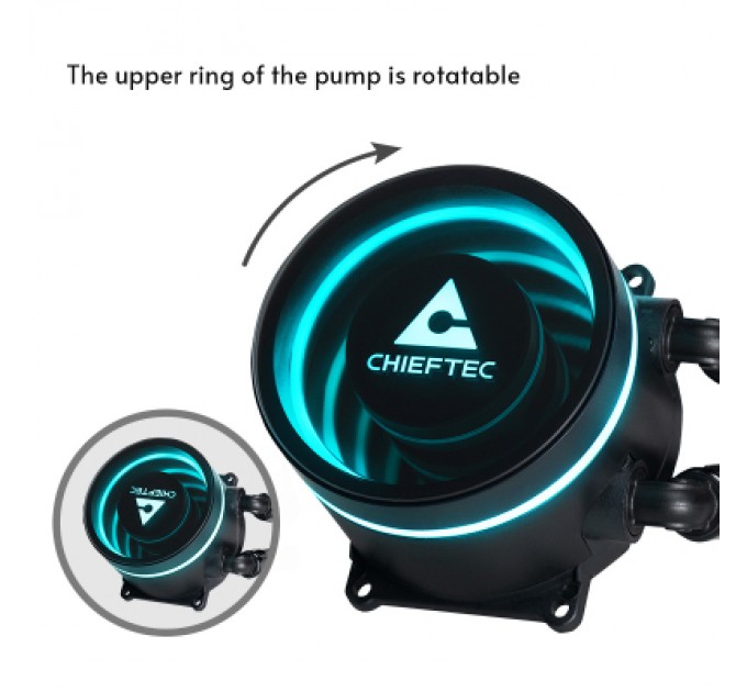 Система рідинного охолодження Chieftec Iceberg 240 ARGB (CLC-240-RGB)