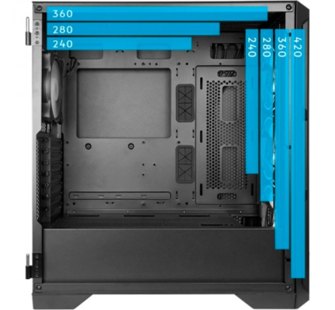 Chieftec Корпус Chieftec APEX LUMO (GA-01B-L-OP)