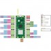 Raspberry Pi Додаткове обладнання до промислового ПК Raspberry Pi Мікроконтролер Raspberry Pi Pico W (SC0918) (SC0918)