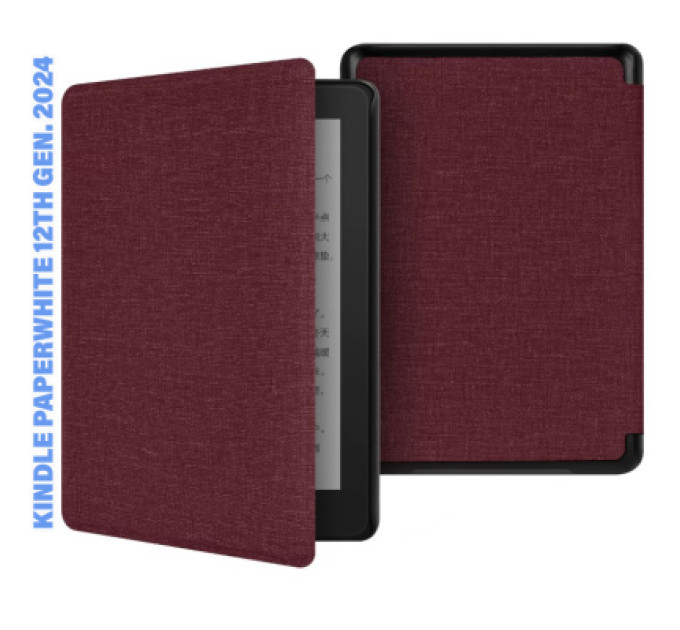 BeCover Чохол до електронної книги BeCover Smart Case Amazon Kindle Paperwhite 12th Gen. 2024 7" Red Wine (712850)