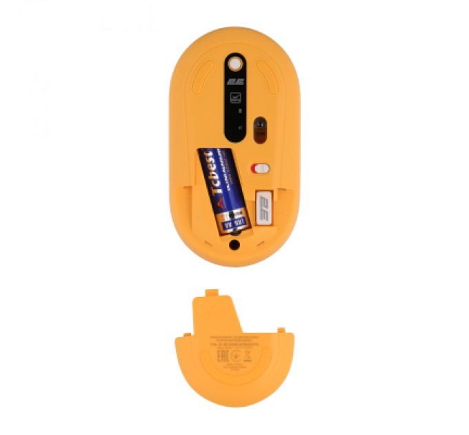 2E Мишка 2E MF300 CAPYBARASUNSET Silent Wireless/Bluetooth Yellow (2E-MF300WCAPIBARAYW)