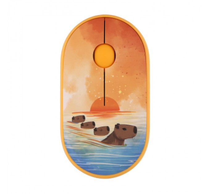 2E Мишка 2E MF300 CAPYBARASUNSET Silent Wireless/Bluetooth Yellow (2E-MF300WCAPIBARAYW)