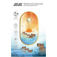 Мишка 2E MF300 CAPYBARASUNSET Silent Wireless/Bluetooth Yellow (2E-MF300WCAPIBARAYW)