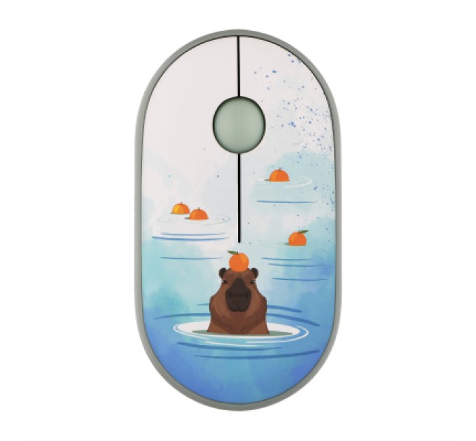 2E Мишка 2E MF300 CAPYBARATANGERINE Silent Wireless/Bluetooth Green (2E-MF300WCAPIBARAGN)