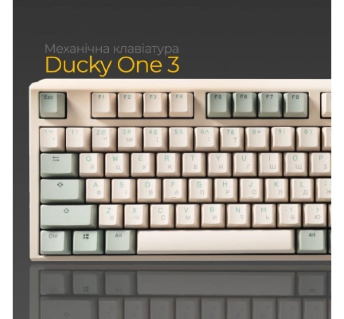 Ducky Клавіатура Ducky One 3 Cherry MX Brown UA USB Cream (DKON2108-BUAPXМAEGGC1)
