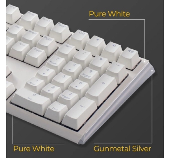 Ducky Клавіатура Ducky One 3 Cherry MX Brown RGB UA USB White (DKON2108ST-BUAPXPWWWSC1)