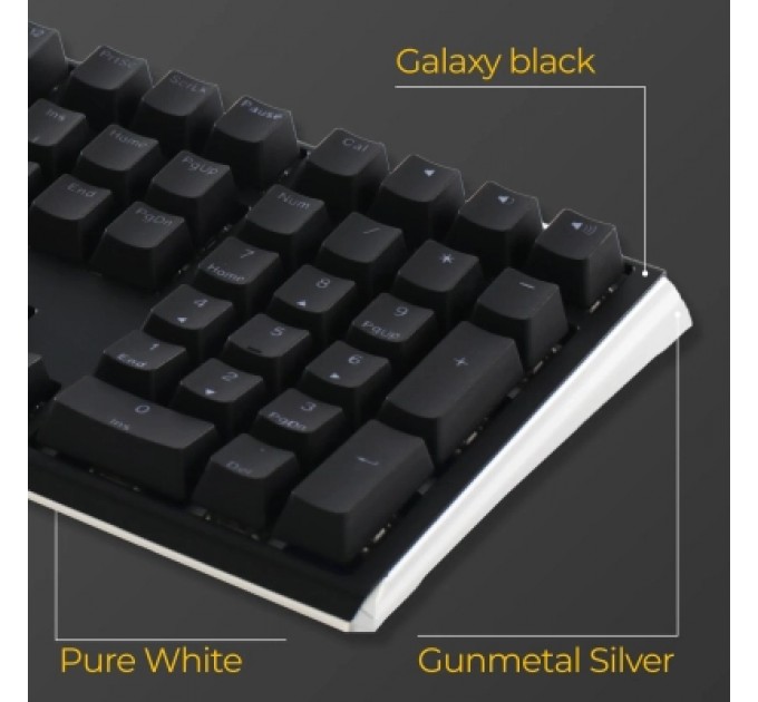 Ducky Клавіатура Ducky One 3 Cherry MX Silent Red RGB UA USB Black (DKON2108ST-SUAPXCLAWSC1)