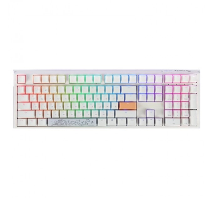 Ducky Клавіатура Ducky One 3 Cherry MX Silent Red RGB UA USB White (DKON2108ST-SUAPXPWWWSC1)