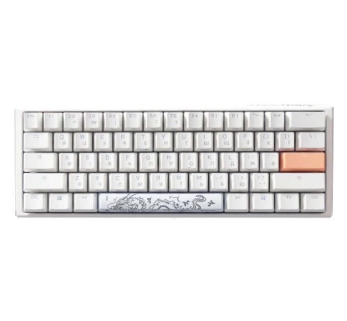 Ducky Клавіатура Ducky One 3 Mini Cherry MX Red RGB UA USB White (DKON2161ST-RUAPXPWWWSC1)