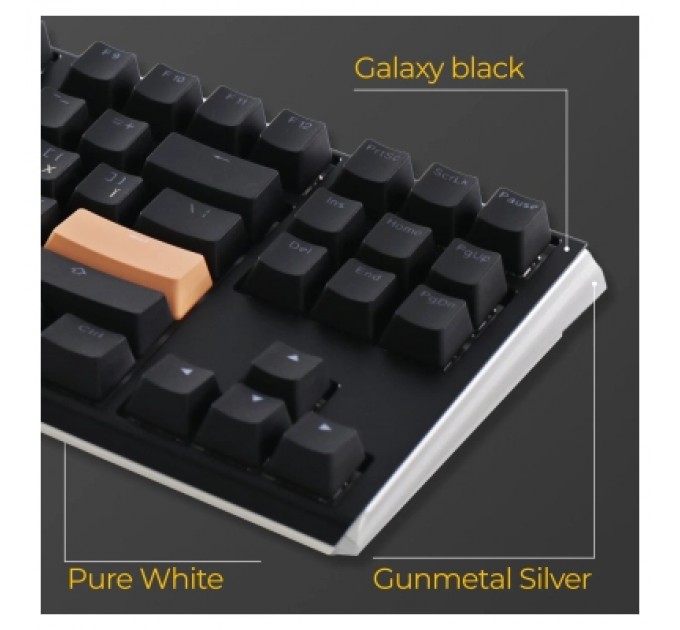 Ducky Клавіатура Ducky One 3 TKL Cherry MX Brown RGB UA USB Black (DKON2187ST-BUAPXCLAWSC1)