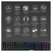 Ducky Клавіатура Ducky One 3 TKL Cherry MX Speed Silver RGB UA USB Black (DKON2187ST-PUAPXCLAWSC1)