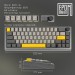 Epomaker Клавіатура Epomaker EK68 65 Flamingo Switch Hot-Swap RGB Wireless/Bluetooth/USB UA Black (EK68-B-F)