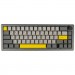 Epomaker Клавіатура Epomaker EK68 65 Flamingo Switch Hot-Swap RGB Wireless/Bluetooth/USB UA Black (EK68-B-F)