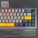 Epomaker Клавіатура Epomaker EK68 65 Flamingo Switch Hot-Swap RGB Wireless/Bluetooth/USB UA Black (EK68-B-F)