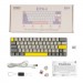 Epomaker Клавіатура Epomaker EP64 60 Mulan Switch Hot-Swap RGB Wireless/Bluetooth/USB UA White (EP64-W-M)