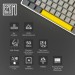 Epomaker Клавіатура Epomaker EP64 60 Mulan Switch Hot-Swap RGB Wireless/Bluetooth/USB UA White (EP64-W-M)