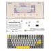 Epomaker Клавіатура Epomaker EP84 Plus 75 Wisteria Linear Switch Hot-Swap RGB Wireless/Bluetooth/USB UA White (EP84-W-WL)