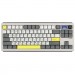 Epomaker Клавіатура Epomaker Shadow-S TKL Mulan Switch Hot-Swap LCD Screen RGB Wireless/Bluetooth/USB UA White (SHS-W-M)