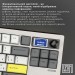 Epomaker Клавіатура Epomaker Shadow-S TKL Mulan Switch Hot-Swap LCD Screen RGB Wireless/Bluetooth/USB UA White (SHS-W-M)